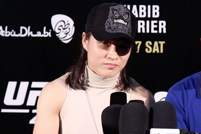 UFC Strawweight Champion Zhang Weili talks about how coronavirus affected her