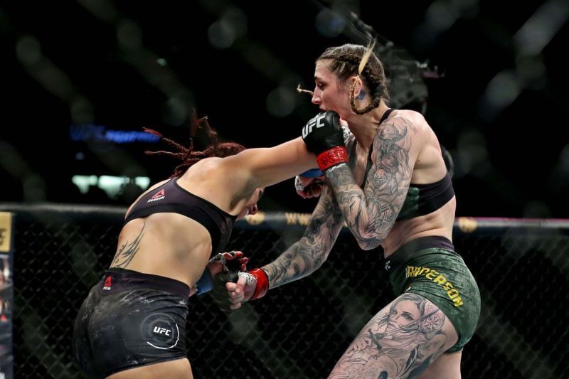 Megan Anderson scored a big knockout last night