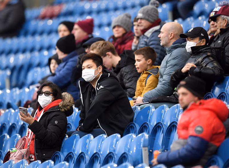 A familiar scene in the weeks leading up to the suspension of the English Premier League