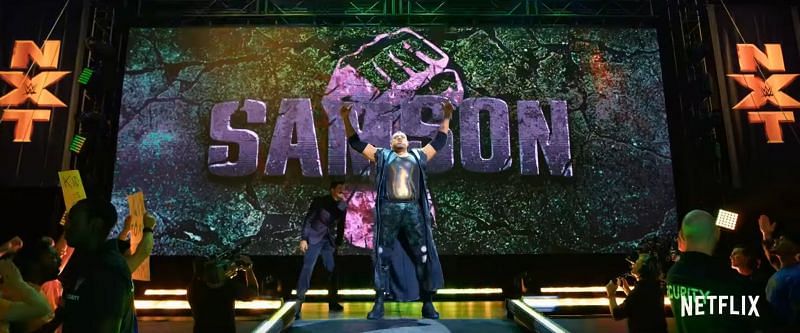 Babatunde plays the role of Samson, the ultimate heel