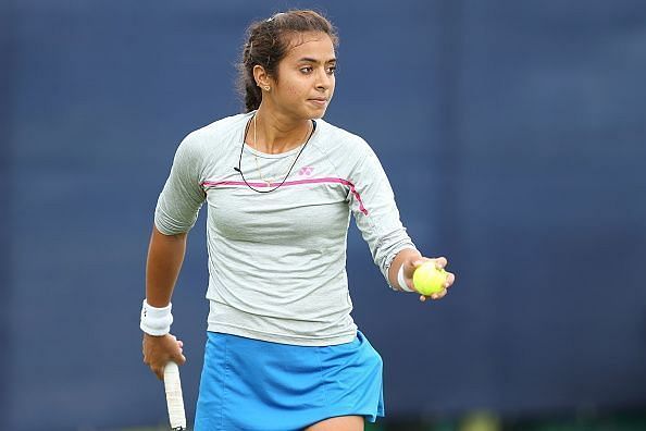 Ankita Raina won both the singles and doubles matches to seal India&#039;s progress to the playoffs