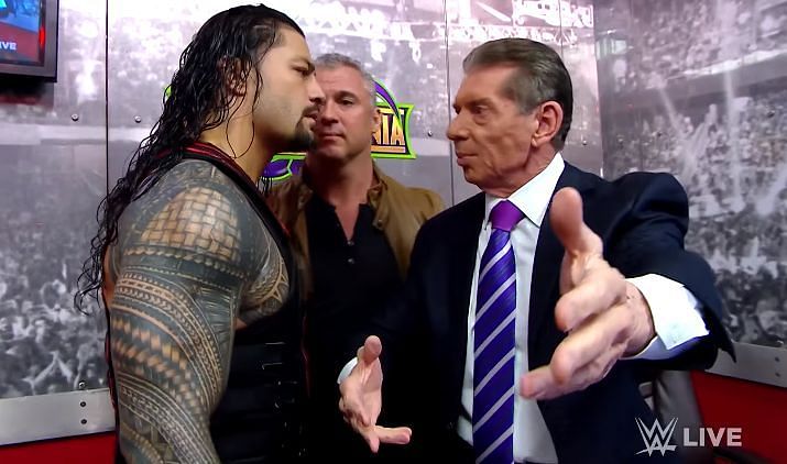 Roman Reigns and Vince McMahon