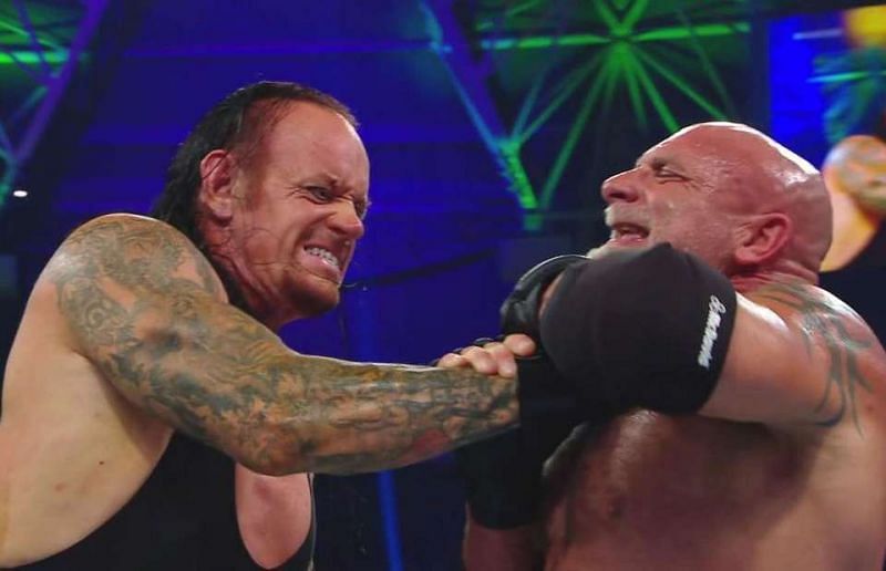 Goldberg and The Undertaker delivered an underwhelming match in Saudi Arabia