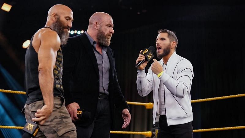 Ciampa and Gargano along with Triple H