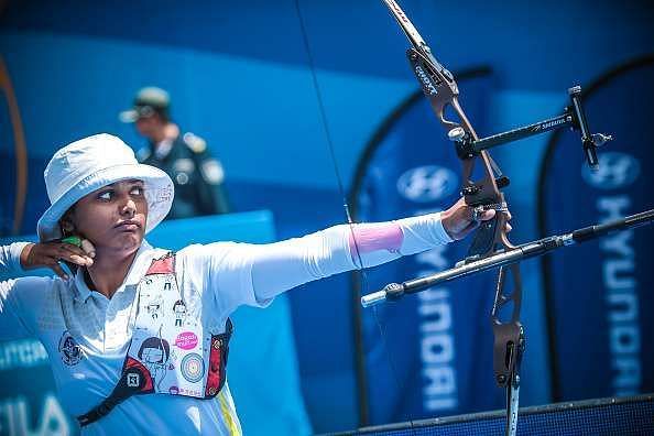 Deepika Kumari won an Olympic quota at the Asian Archery Championships