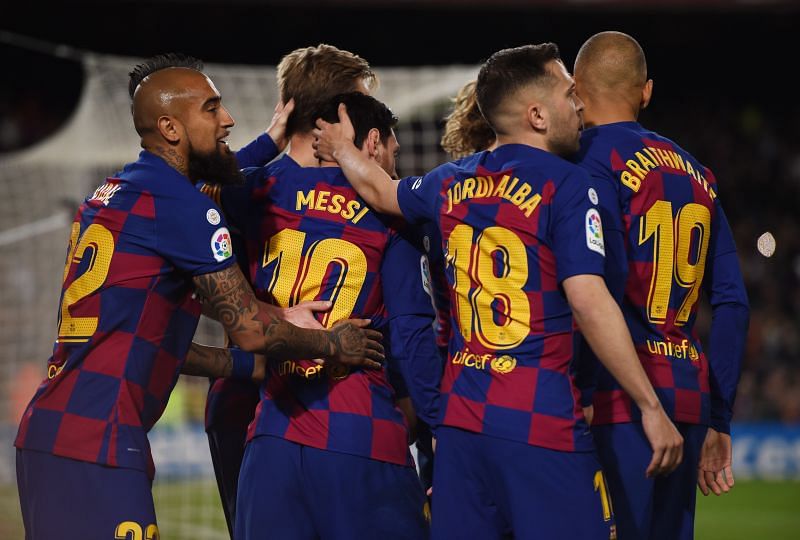FC Barcelona have moved to the summit of the table