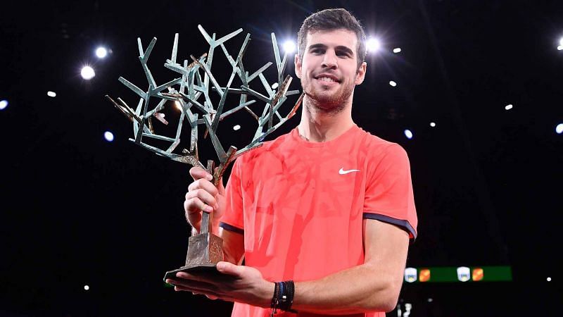 Karen Khachanov lifts his first Masters 1000 title at 2019 Paris-Bercy.