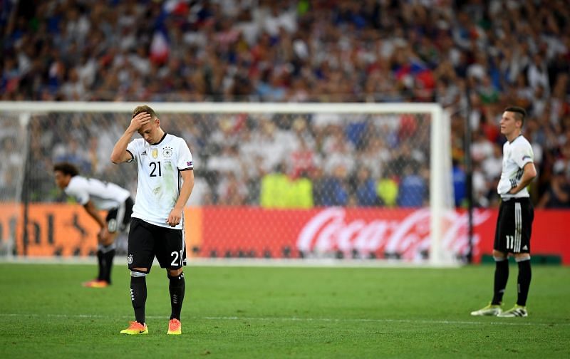 Kimmich after Germany lost in the Euro 2016 semi-finals to France