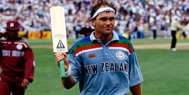 Martin Crowe in one of the matches of the World Cup