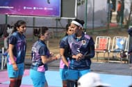 Indian Railways women's team in action