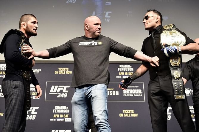 UFC President Dana White promises to pull off Khabib Nurmagomedov vs Tony Ferguson fight despite Covid-19 stringency