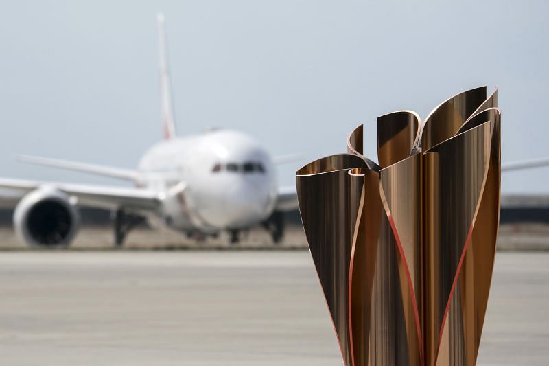 Tokyo 2020 Olympic Flame arrives in Japan