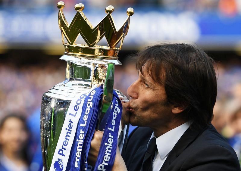 Antonio Conte led Chelsea to a Premier League title in his first season