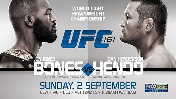 UFC 151 was cancelled after an injury to Dan Henderson