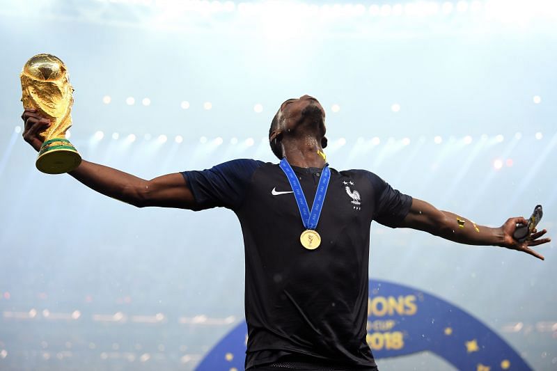 Pogba after the 2018 FIFA World Cup Russia Final