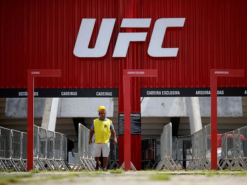 UFC held UFC Fight Night 170 in an empty arena