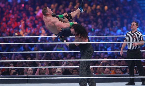 The Undertaker comfortably defeated John Cena