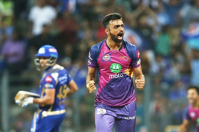 Unadkat was the second-highest wicket-taker in IPL 2017, with 24 wickets to his name
