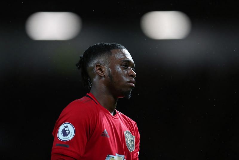 Wan-Bissaka looks on with the eye of a tiger