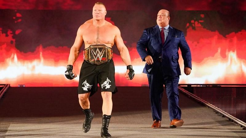 Brock Lesnar as the WWE Champion