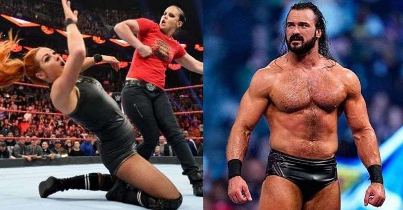 Becky Lynch, Shayna Baszler, and Drew McIntyre will all be in action at WrestleMania 36