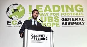 Andrea Agnelli is the current chairman of the ECA