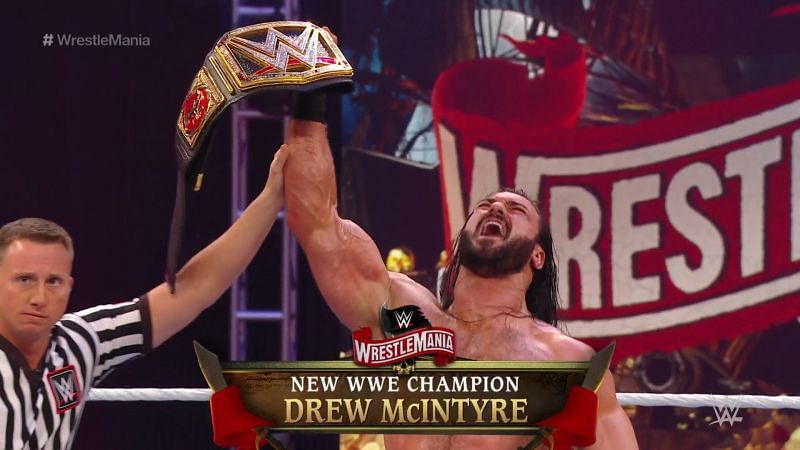 Drew McIntyre defeated Brock Lesnar to become the new WWE Champion!