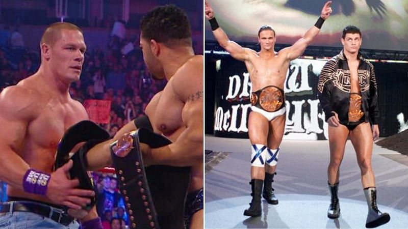 John Cena and David Otunga were tag-champs for one day