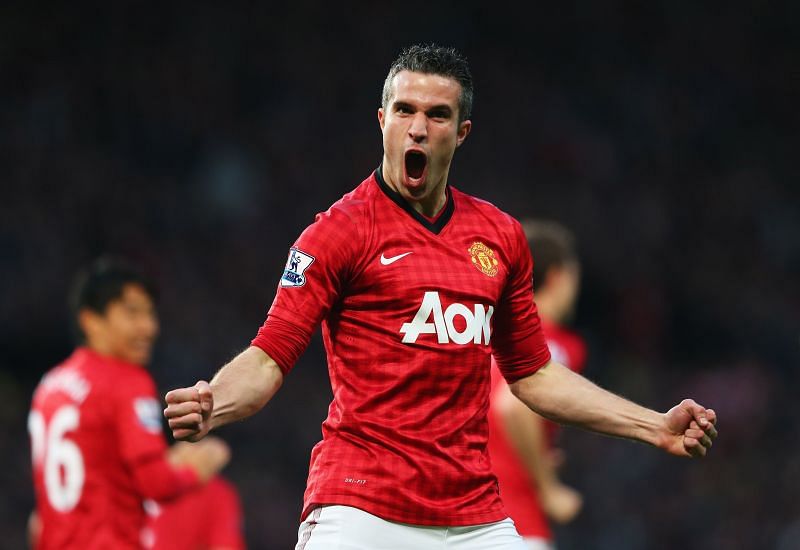 Van Persie helped United wrestle back the Premier League from their city rivals
