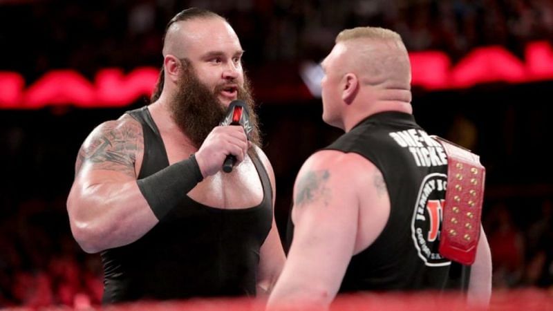 Strowman and Lesnar
