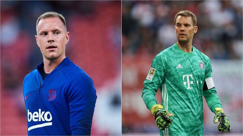 Marc Andre Ter Stegen and Manuel Neuer