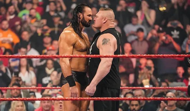 McIntyre and Lesnar&#039;s face-off