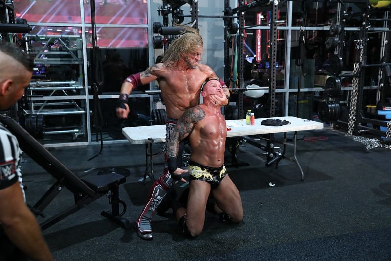 Edge and Randy Orton made WrestleMania history on Sunday