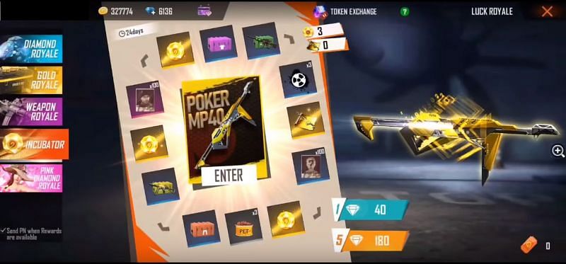 Mp40 Free Fire Skin Poker : Skin súng có thể nâng cấp này giúp tăng sát