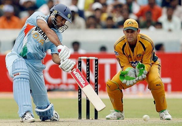 युवराज सिंह के 121 रनों की बेहतरीन पारी के बावजूद भारत को ऑस्ट्रेलिया ने 47 रनों से हराया था