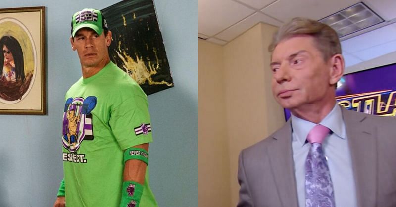 John Cena and Vince McMahon.