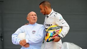 Lewis Hamilton posts tribute to 'great man' Stirling Moss