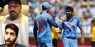 Jasprit Bumrah's batting record mocked by Yuvraj Singh