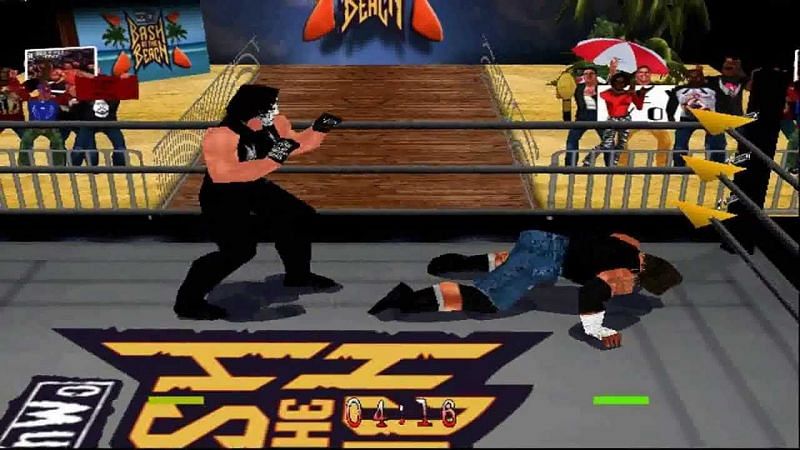 The Monday Night Wars split over onto the consoles with Nintendo&#039;s use of both WCW and WWF games