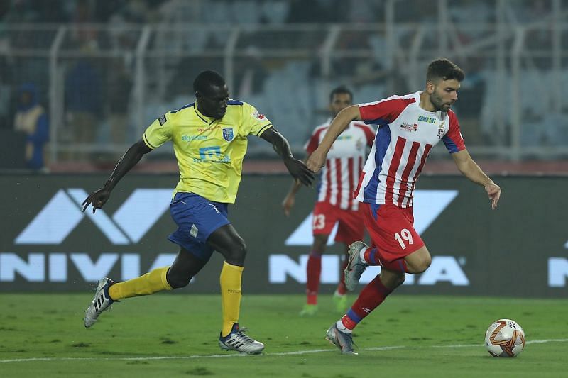 Moustapha Gning in action against ATK in their ISL encounter