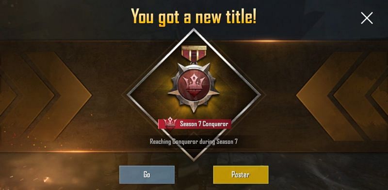 Titles in PUBG Mobile