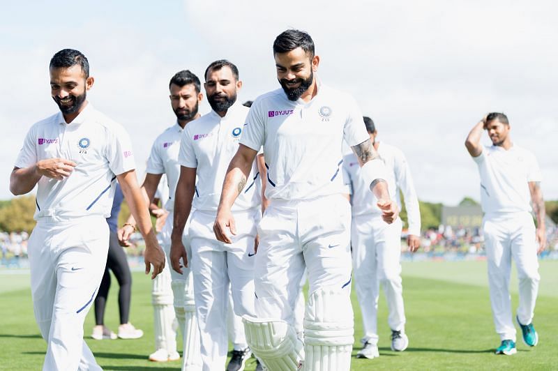 The Indian cricket team on their tour to New Zealand