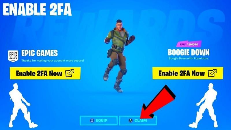 How To Get Https Fortnite Com 2fa How To Enable 2fa Authentication In Fortnite Unlock Free Boogie Down Emote