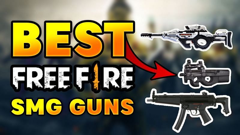 Free Fire Best Submachine Guns Smg In Free Fire - submachine gun roblox