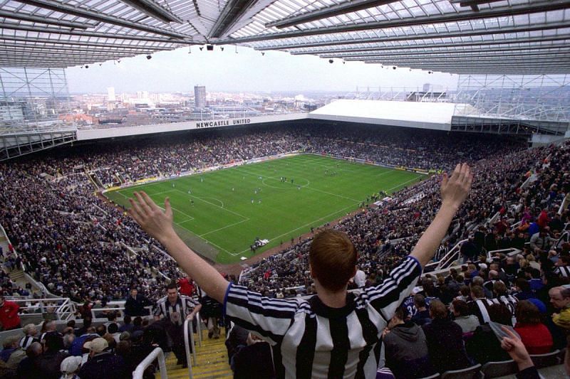 St. James&#039; Park is the home of Newcastle United.