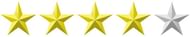 4 stars out of 5!