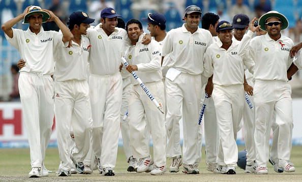 भारतीय टीम तीसरा और आखिरी टेस्ट जीतने के बाद