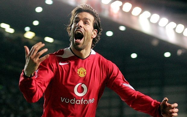 Ruud Van Nistelrooy fell out with Cristiano Ronaldo, signalling the end of his United career