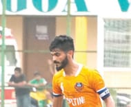Leander D'Cunha in action for FC Goa Reserves (Image Source-Herald Goa)