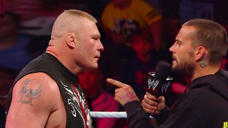 CM Punk and Brock Lesnar have crossed paths many times